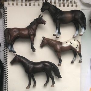 Four Schleich Horses